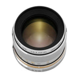 Wakaaki Optical Camera Lens (Nikon F ) Poison Mirror DULENS APO 85mm F2 Silver