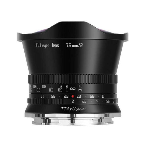 Meisho Optical Camera Lens TTArtisan 7.5mm f/2 C Fisheye for Nikon Z/APS-C