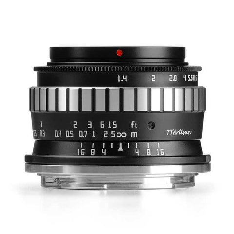 Meishaku Optical Camera Lens TTArtisan 23mm f/1.4 C Black × Silver for Nikon Z