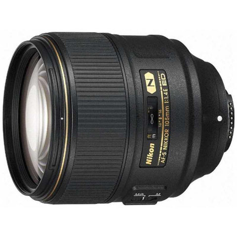 Nikon Camera Lens ［Nikon F / Single Focus Lens ］ Black AF-S NIKKOR 105mm f/1.4E ED