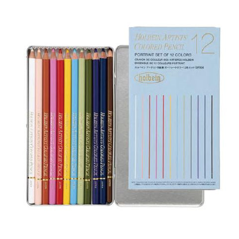 Artist colored pencils portrait color 12 color set OP904