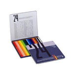 Holbein Artist Colored Pencils 24 Color Set (Basic Colors) in Metal Case