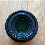 Panasonic LUMIX G 42.5mm f/1.7 ASPH. POWER O.I.S. Lens - BLACK [H-HS043]