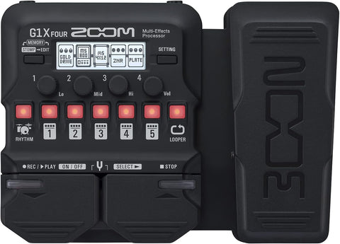 ZOOM G1X FOUR Guitar Multi-Effects Pedals Processor 100% Genuine Free Shipping