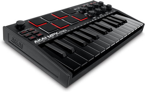 AKAI MPK Mini MK3 mkIII Black Compact Keyboard 25-key Pad Controller