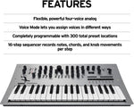 KORG minilogue Polyphonic Analog Synthesizer Multi-engine 37-keys Sequencer