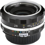 VOIGTLANDER COLOR-SKOPAR 28mm f2.8 SL IIS Nikon AI-S Lens (SILVER RIM)