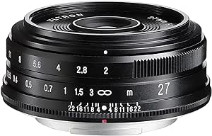 VOIGTLANDER Ultron 27mm F2 FUJI X Mount Lens (BLACK) APS-C Manual Focus