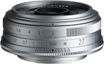 VOIGTLANDER Ultron 27mm F2 FUJI X Mount Lens (SILVER) APS-C Manual Focus